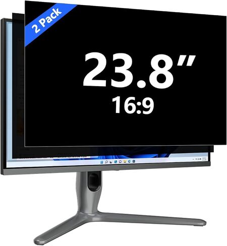 16 Inch Computer Privacy Screen Filter for Desktop Square Monitor 16:9 Aspect Ratio - Anti-Glare - Blocks 96% UV - Anti-Scratch in Kuwait