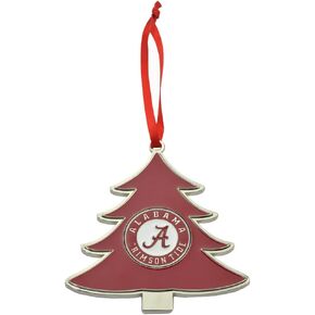 Tennessee Volunteers Tree Shaped Metal Christmas Ornament