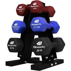 Dumbbells Storage Rack Neoprene Dumbbells Weight Rack - 2.0MM Thickness Weight Organizer Stand for Home Gym - Easy Assembly in Kuwait