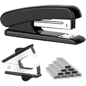 Rose Gold Acrylic Stapler, Desktop Stapler, 25 Sheet Capacity, Includes 1000 Staples and Staple Remover