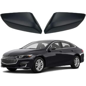 Side Mirror Cover Cap fit for Chevrolet Malibu 2016 2017 2018 2019 2020 2021 2022 2023 2024 for Chevy Malibu Driver & Passenger Side Replace 84026842 84026841 (Glossy Black/Shiny Black) in Kuwait