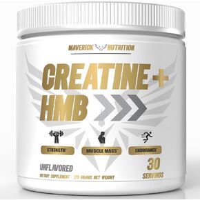 Creatine HMB - Creatine Powder for Men - Creatine Powder - Creatine Supplement - Creatine for Men - HMB Creatine - Creatine HMB Powder - Creatine - Creatine Monohydrate - 30 Servings - Unflavored