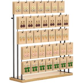 ORLESS Jewelry Display for Vendors, Earring Display Stand for Selling, Necklace Display Stands Earring Cards for Selling Bracelets, Hair Accessories Jewelry Towers
