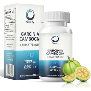 Extra Strength 65% HCA Pure Garcinia cambogia Natural Weight Loss Pills, Appetite Control Pill Dietary Supplement to Control Weight for Both Men and Women