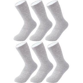 ABITO Men's Socks Quarter Length Soft Cusioning Base Arch Grip, Cotton