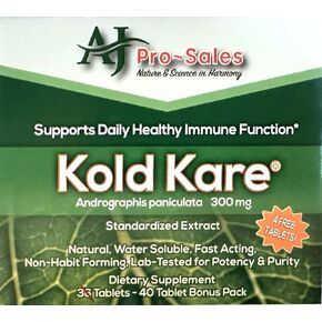 Daily Immune Health Function, 40 Count - Effective Against Cold, Sinus, Allergy Symptoms | Non-Habit Forming | No Side Effects