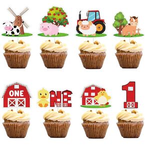 48 Pcs First Trip Around The Sun Cake Topper, Sunshine Cupcake Toppers Sun Cupcake Toppers 1st Birthday Decorations for Girls 1st Trip Around The Sun Birthday Party Supplies