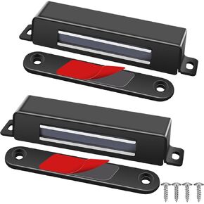 Cabinet Magnetic Catch 16 Pack Cabinet Door Magnetic Catch with Screws Drawer Magnet Latch Magnetic Closures for Sliding Door Closure Kitchen Closet Closer