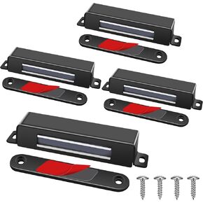 Cabinet Magnetic Catch 16 Pack Cabinet Door Magnetic Catch with Screws Drawer Magnet Latch Magnetic Closures for Sliding Door Closure Kitchen Closet Closer in Kuwait
