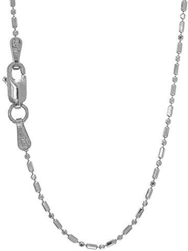 JewelStop 14k الذهب الصلب 1mm بار حبة الكرة سلسلة قلادة 16 "18" 20" in Kuwait