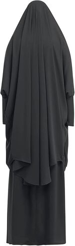 zhxinashu Prayer Clothes for Muslim Women, 2 Pcs Jilbab for Muslim Women,Islamic Dress Abaya and Hijab Set in Kuwait