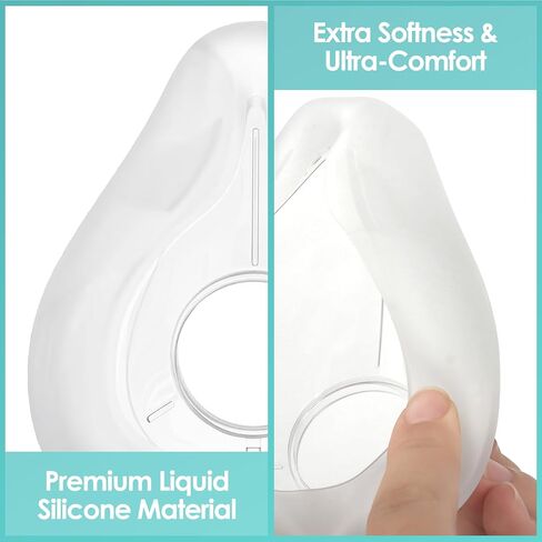 Replacement Cushion for AirFit F20 Medium - Mask Cushions Compatible with Original F20 Frame - Ultra-Soft Seal & Snug Fit for Full Face Masks(3 Packs) in Saudi Arabia