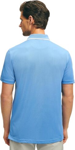 Brooks Brothers Men's Performance Stretch Short Sleeve Pique Golf Polo Shirt in Saudi Arabia