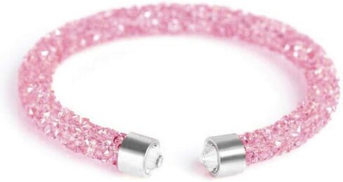 COLORFUL BLING Adjustable Glitter Rhinestone Bangle Sparkly Crystal Wedding Bridal Statement Bracelet Jewelry for Women in Saudi Arabia