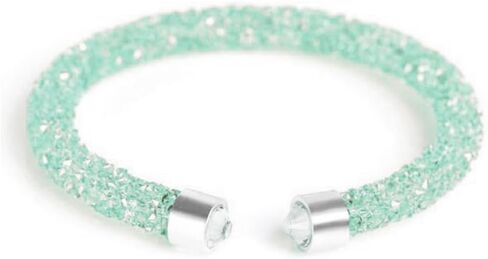COLORFUL BLING Adjustable Glitter Rhinestone Bangle Sparkly Crystal Wedding Bridal Statement Bracelet Jewelry for Women in Saudi Arabia