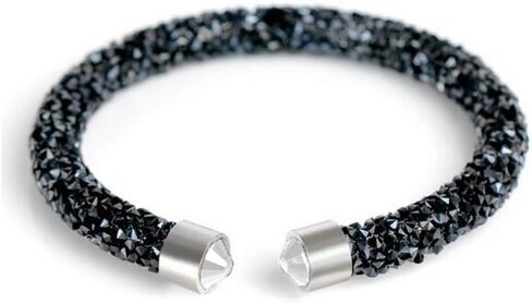 COLORFUL BLING Adjustable Glitter Rhinestone Bangle Sparkly Crystal Wedding Bridal Statement Bracelet Jewelry for Women in Saudi Arabia