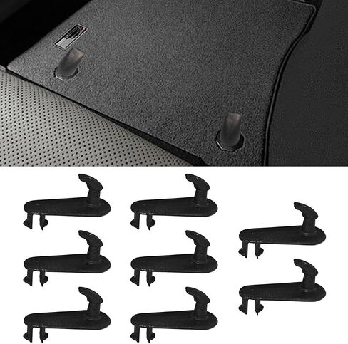 Car Floor Mat Clips, Car Mat Fixing Clips Carpet Clips, Floor Mat Hooks, Multipurpose Car Mat Fixing Buckles, Car Accessories for Toyota Lexus Carpet Holders Retainer Fastener (4PCS) in Saudi Arabia