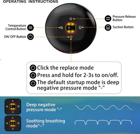 Electric Cupping Therapy Set, Smart Cupping Therapy Massager, Electric Cupping Device with 12 Level Suction and Temperature, Portable Smart Dynamic Cupping Set in Saudi Arabia