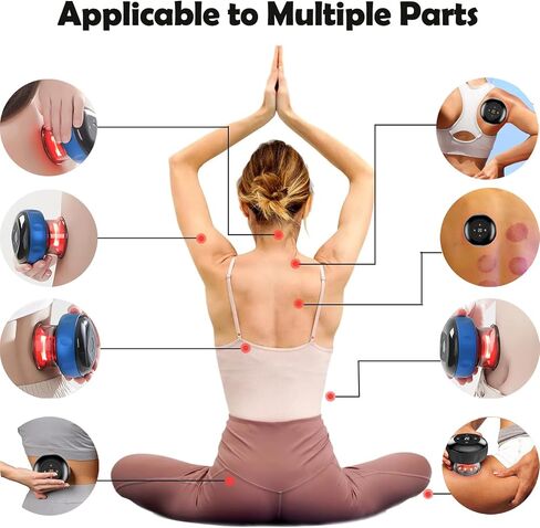 Electric Cupping Therapy Set, Smart Cupping Therapy Massager, Electric Cupping Device with 12 Level Suction and Temperature, Portable Smart Dynamic Cupping Set in Saudi Arabia