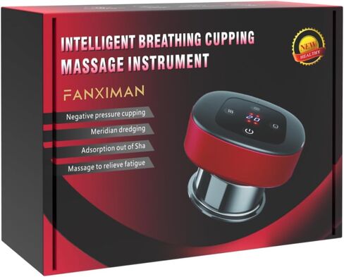 Electric Cupping Therapy Set, 4 in 1 Smart Cupping Therapy Massager with Red Light Therapy for Pain Relief,Knots,Aches,Circulation, Cupping Kit with 12 Level Temperature and Suction in Saudi Arabia