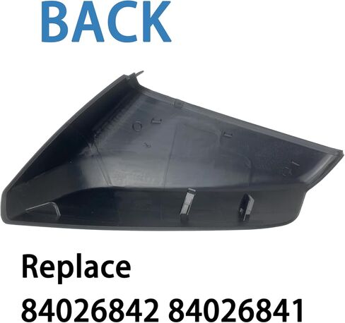 Side Mirror Cover Cap fit for Chevrolet Malibu 2016 2017 2018 2019 2020 2021 2022 2023 2024 for Chevy Malibu Driver & Passenger Side Replace 84026842 84026841 (Glossy Black/Shiny Black) in Kuwait
