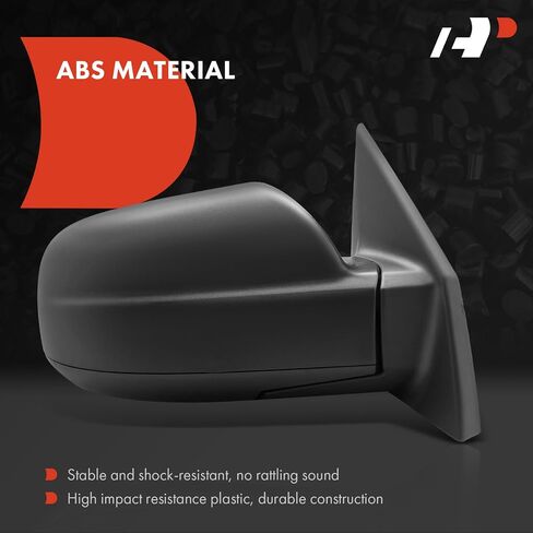 A-Premium Driver Side Power Door Mirror - Compatible with Hyundai Tucson 2005 2006 2007 2008 2009 - Heated Manual Folding Black Outside Rear View Mirror in Saudi Arabia