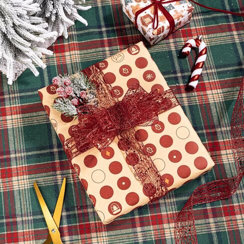 Silver Mesh Glitter Wired Ribbon for Christmas Tree 1.5 Inch x 10 Yards Mesh Sparkling Wired Ribbon for Gift Wrapping Wreath Wreath Party Crafts in Kuwait