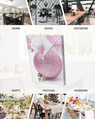 Christmas Dining Room Chair Back Covers, Merry Christmas Snowflake Polka Dot Gold White Chair Covers Kitchen Chair Slipcovers Protective Covers for Holiday Party Festival Decoration, Set of 6 in Kuwait