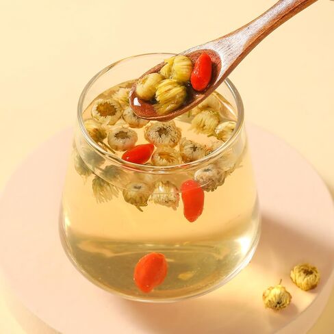 LILIANGJI Dried Chrysanthemum Tea, 1.76oz. Jar, Loose Leaf, Top Grade Natural Herbal Tea, Easy to grab in Saudi Arabia