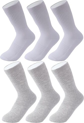 ABITO Men's Socks Quarter Length Soft Cusioning Base Arch Grip, Cotton in Saudi Arabia