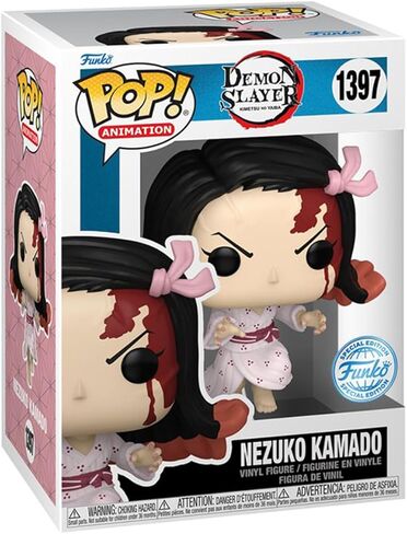 Funko Pop Demon Slayer Nezuko Kamado Metallic إصدار خاص متعدد الألوان حصريًا in Kuwait