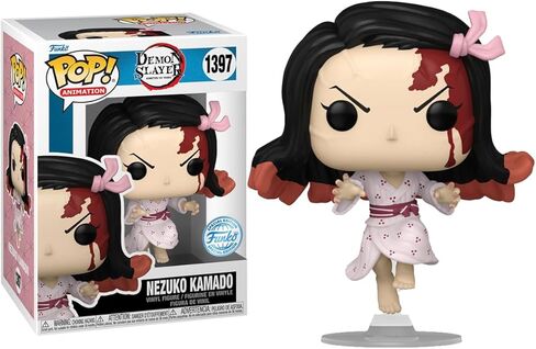 Funko Pop Demon Slayer Nezuko Kamado Metallic إصدار خاص متعدد الألوان حصريًا in Kuwait