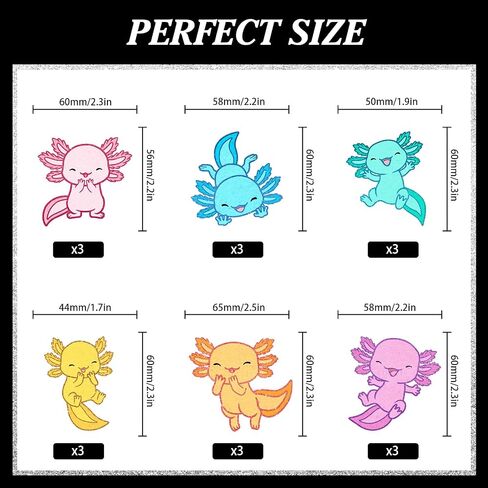 18 Pcs Cute Salamander Themed Happy Birthday Axolotl Cupcake Toppers - Great Decoration Supplies for Boys and Girls Birthday Party,Kids Axolotl Themed Party or Baby Showers,Pink Glitter - LIANGSS in Saudi Arabia
