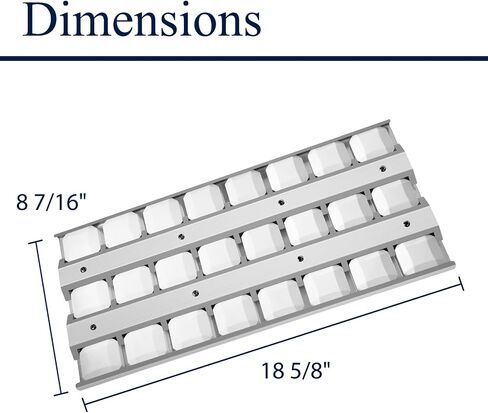 3 عبوات من ألواح تسخين الشواية درع لهب تامر من السيراميك لقطع غيار شواية DCS 27DBQ 27DBR 27DSBQ 36DBQ 36DBQR 36EBQAR 48DBQ BGA48-BQARL، 18 5/8 بوصة in Saudi Arabia