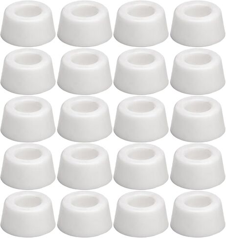 20pcs Round Furniture Pads,ULIFESTAR Furniture Feet Glides Sliders Carpet Saver Hardwood Floor Protectors Surface Protection for Chair Leg Caps Non Slip Furniture Grippers (White) in Saudi Arabia