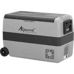 Alpicool LGT50 التحكم المزدوج في درجة الحرارة 12 فولت ثلاجة 53 كوارت ثلاجة سيارة محمولة (-4 درجة فهرنهايت ~ 68 درجة فهرنهايت) للشاحنات والمركبات الترفيهية والقوارب والتخييم والسفر in Kuwait