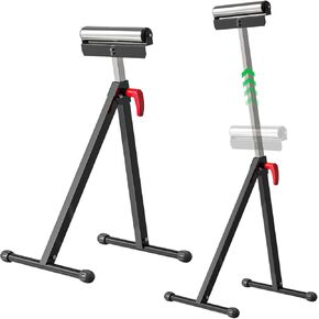 2 حزمة حامل دوار قابل للطي للأعمال الخشبية، حامل دوار قابل لضبط الارتفاع 27-43 بوصة، حامل دوار أنبوبي للخدمة الشاقة 132 رطل، حامل دوار لمنشار الطاولة in Kuwait