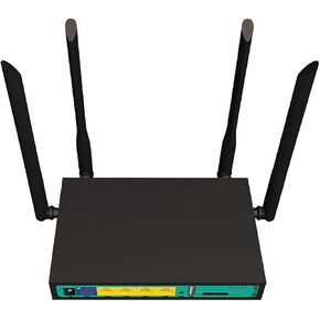 راوتر 4G LTE CPE WiFi6 Cat4، جهاز توجيه خلوي بفتحات SIM مزدوجة النطاق AX3000، 4 منافذ جيجابت، شبكة لاسلكية آمنة في أي مكان، Z8105-T-EC25