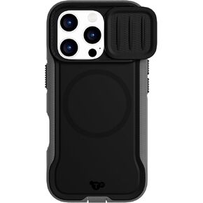 Tech21 EvoMax for iPhone 16 Pro Compatible with MagSafe - Impact Protection Case 21x Military Standard Tested - Camera Shield -in Black/Charcoal