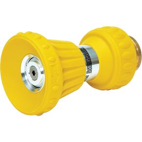 Underhill Magnum Garden Water Hose Nozzle, Sprayer, 37 GPM 80 PSI, 3/4-Inch Thread Inlet, Jet, Soak, Fan, Metal and Rubber, Adjustable, NG450