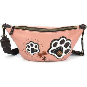 CHALA Fanny Pack Women RFID Protected Sling Purse and Waist Bag with Two Adjustable Straps - Sunflower Group - navy