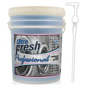 Ultra Fresh® Professional Commercial Fabric Softener (Blue) - 5 Gallon Concentrate | Premium Laundry Softener for Linens with Long-Lasting Fragrance, Exceptional Softness, and Static-Free Results
