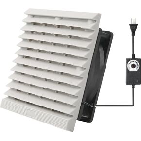 Ventilation Fan Vent Fan with Speed Control Switch ,AC 110V or DC 12V are Universal ,Cooling Fan Wall Mounted One Way Side Strong Wind Air Vent Ventilation Exhaust Fan for Motorhome Travel Trailer