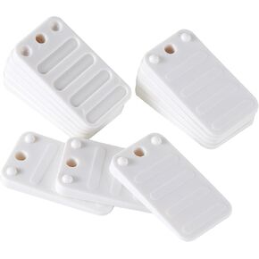 12 Pack Toilet Leveling Shims, Multi Purpose Plastic Shims for Leveling Extreme Weight Capacity Wedges Easy to Snap Leveler for Toilet Shims, Doors, Windows, Sheds, Table