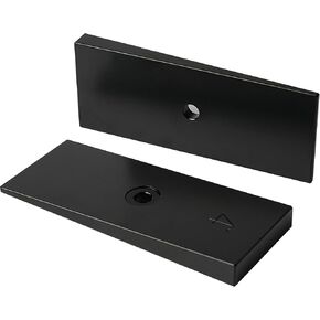 2" Wide 4° Degree Steel Leaf Spring Degree Shims 2PCS (Black)