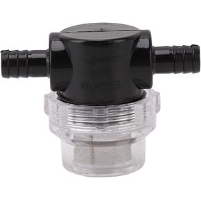 Water Pump Strainer, G1/4 Hose Barb In-Line Strainer, Twist On Water Pipe Strainer Irrigation Pipeline Sprayer Filter Replacement for RV Marine Boat Lawn