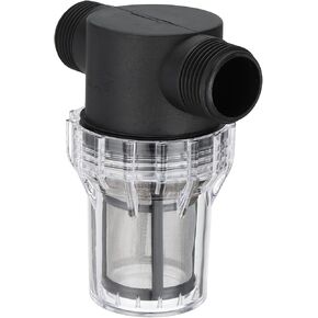 PATIKIL G1" Water Pump Strainer Filter, Pipe Water Pump Strainer with 100 Mesh Stainless Steel Filter Screen for Garden