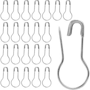 1000 Pack Metal Safety Pins, Gourd Pin Clothing Tag Pins Bead Needle Pin Bulb Pin Calabash Pin for DIY Craft and Home Accessories 23mm/0.9 Inch Length（Gold）