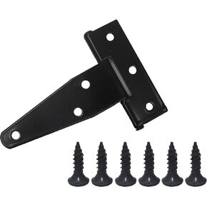8pcs 4-inch Galvanized T-Shaped Hinge, Triangular Hinge, Triangular Hinge Slotted Bearing Door
