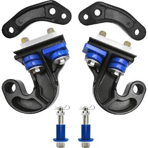 M134708R & M134708L for Peterbilt Lower Hood Pivots & Hood Hinge Pivot Bushing Kit & Hood Pivot Bolt Kit Compatible with Peterbilt 377 378 379 Replace 13-04708R 13-04708L 13-04154 13-04164